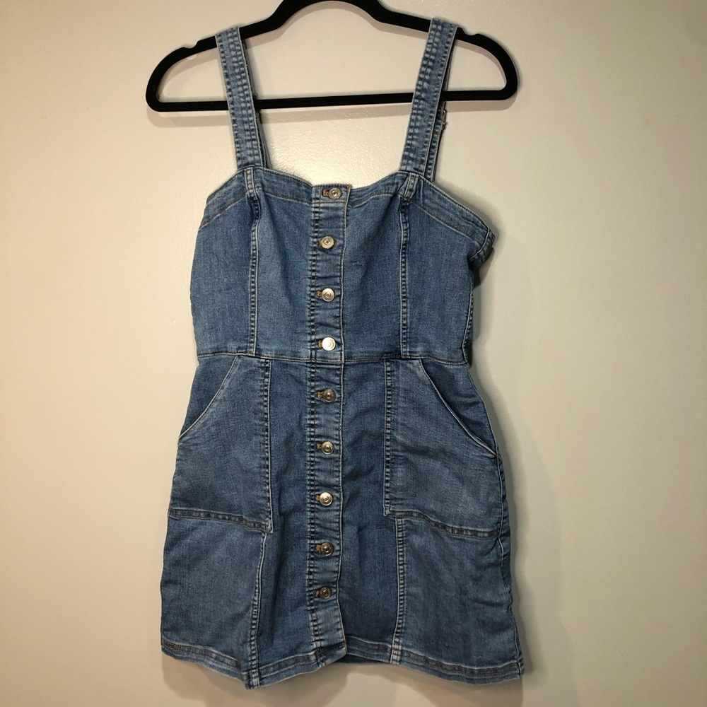 H&M Blue Denim Dress